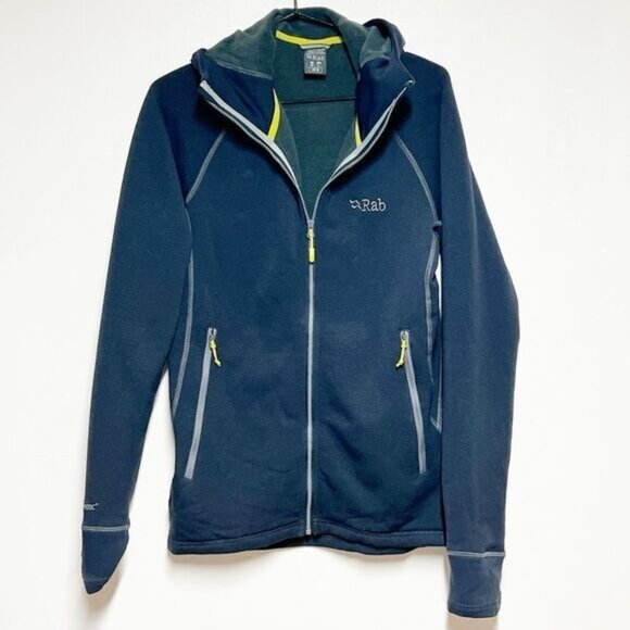 Rab Power Stretch Pro Hoodie Jacket Deep Ink Mens M - Picture 2 of 5